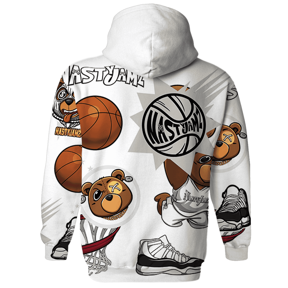 Gratitude 11s Hoodie Match BER Icon Wallpapers 3D All-Over Print - NastyJamz