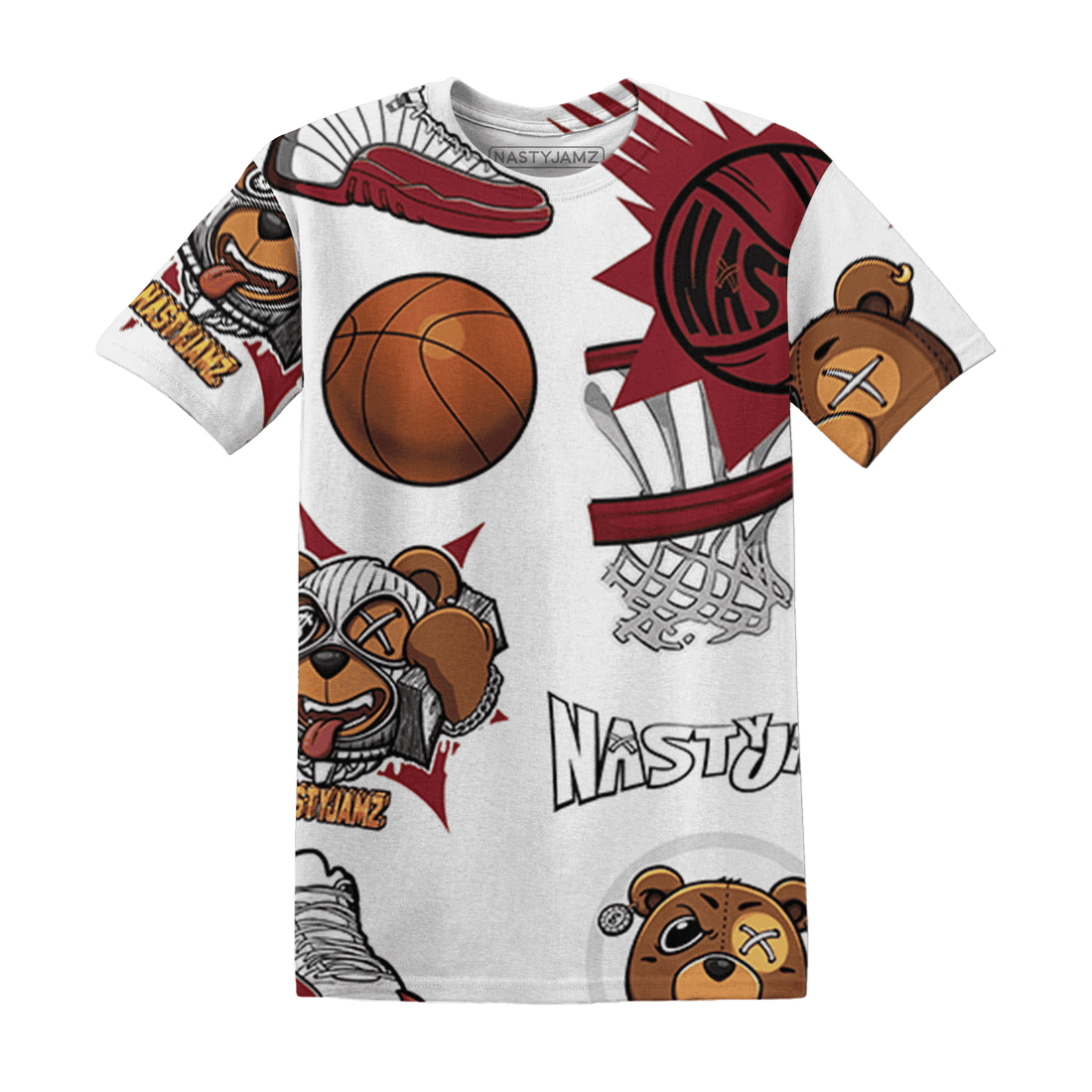 Cherry 12s T Shirt Match BER Icon Wallpapers 3D All-Over Print - NastyJamz