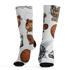 Blue Grey 13s Socks Match BER Icon Wallpapers 3D All-Over Print - NastyJamz
