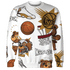 Wheat 13s Sweatshirt Match BER Icon Wallpapers 3D All-Over Print - NastyJamz