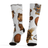 Wheat 13s Socks Match BER Icon Wallpapers 3D All-Over Print - NastyJamz