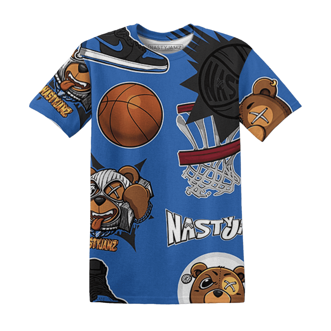 Royal Reimagined 1s T Shirt Match BER Icon Wallpapers 3D All-Over Print - NastyJamz