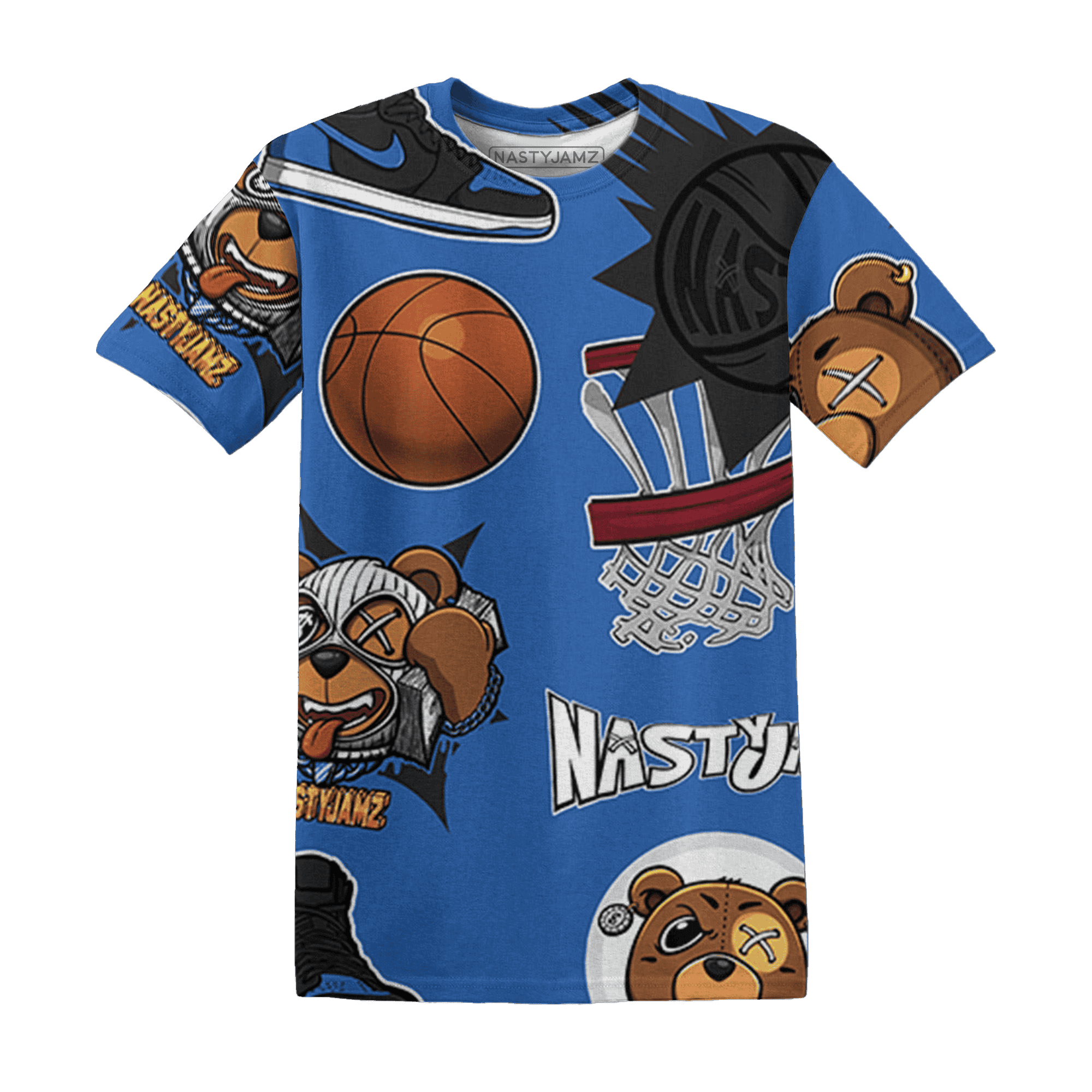 Royal Reimagined 1s T Shirt Match BER Icon Wallpapers 3D All-Over Print - NastyJamz