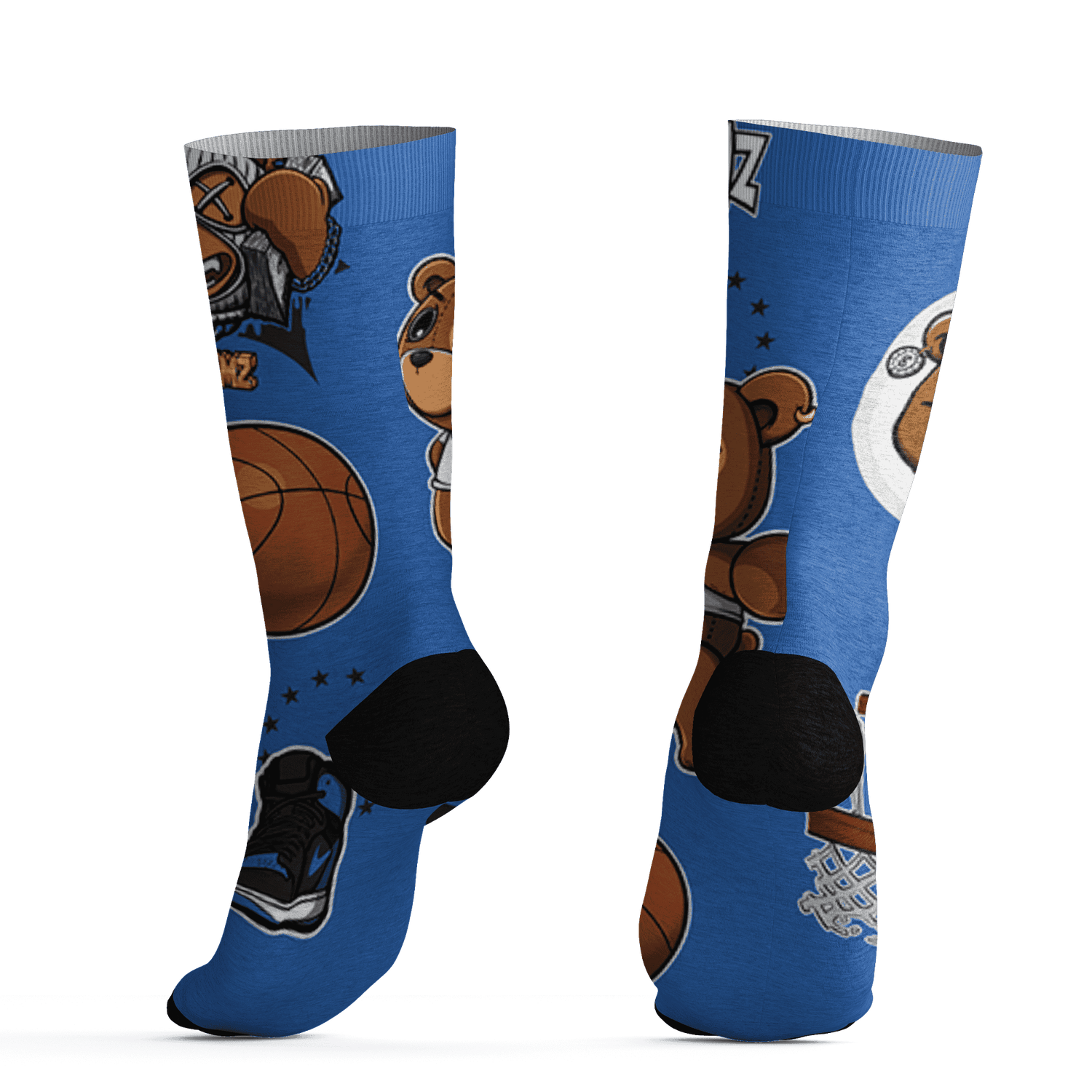 Royal Reimagined 1s Socks Match BER Icon Wallpapers 3D All-Over Print - NastyJamz