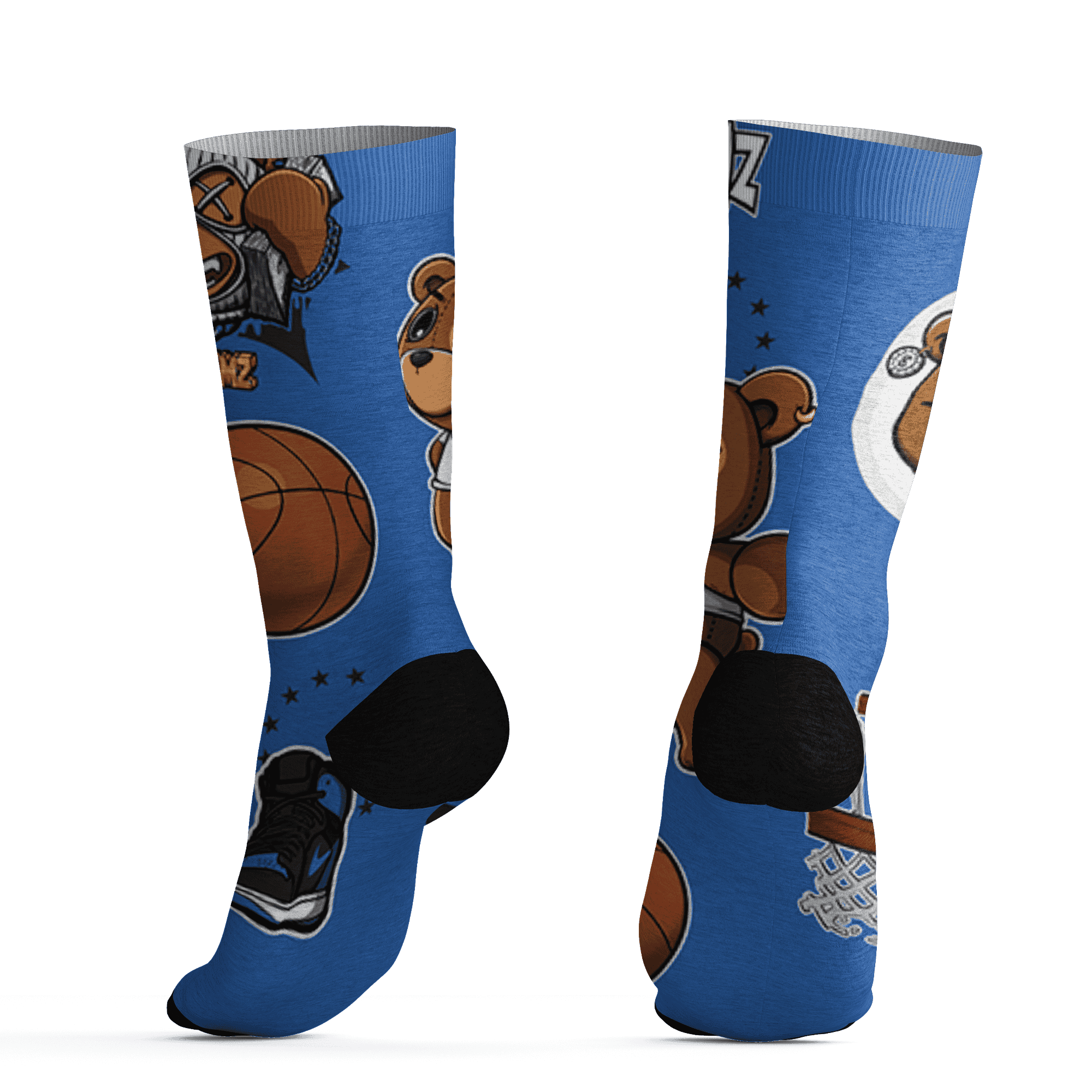 Royal Reimagined 1s Socks Match BER Icon Wallpapers 3D All-Over Print - NastyJamz