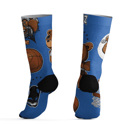 Royal Reimagined 1s Socks Match BER Icon Wallpapers 3D All-Over Print - NastyJamz