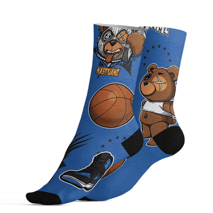 Royal Reimagined 1s Socks Match BER Icon Wallpapers 3D All-Over Print - NastyJamz