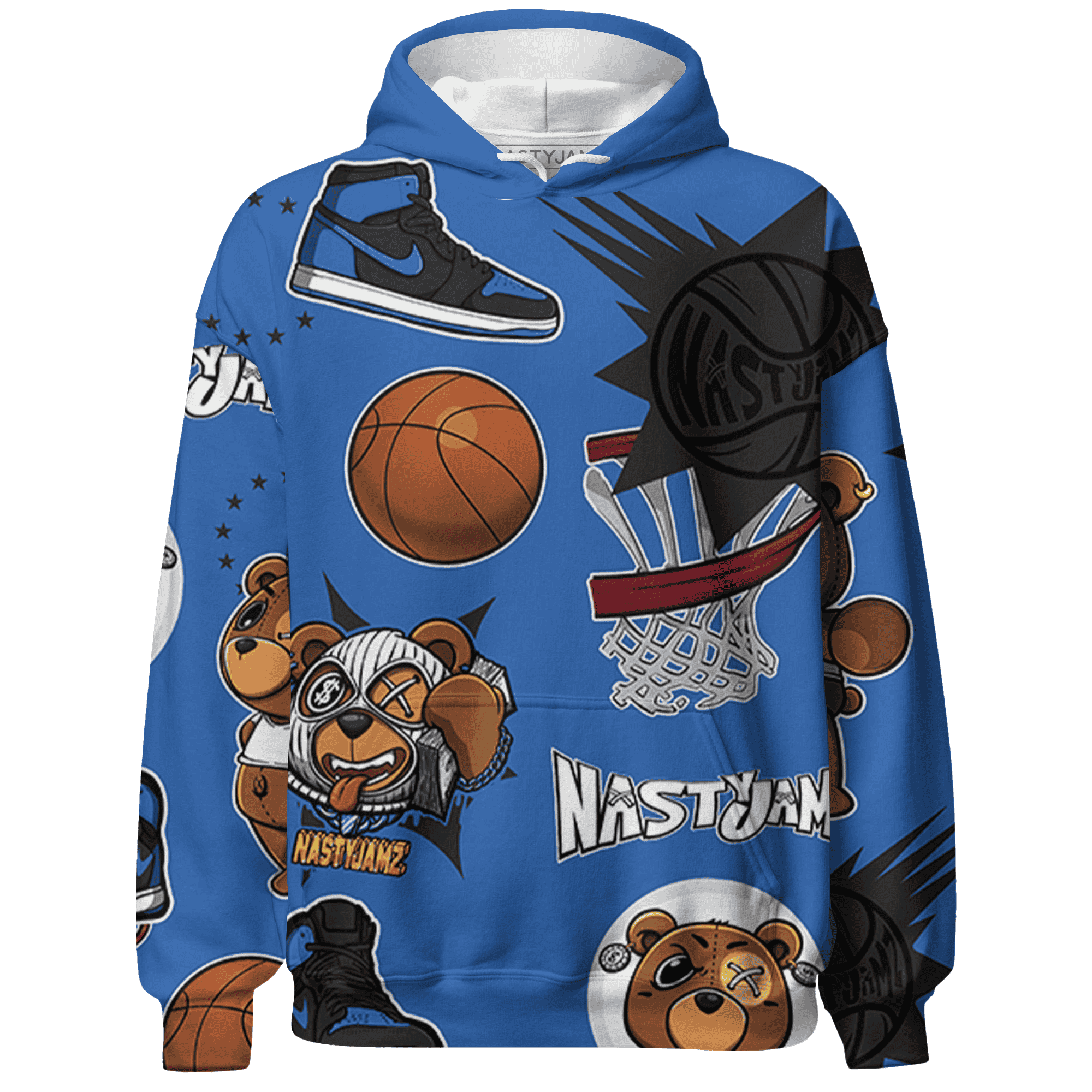 Royal Reimagined 1s Hoodie Match BER Icon Wallpapers 3D All-Over Print - NastyJamz