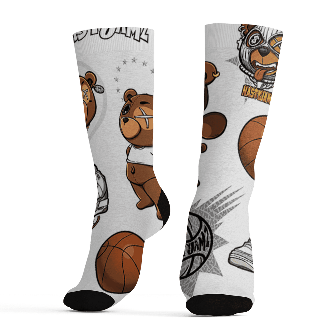 Craft Ivory 3s Socks Match BER Icon Wallpapers 3D All-Over Print - NastyJamz