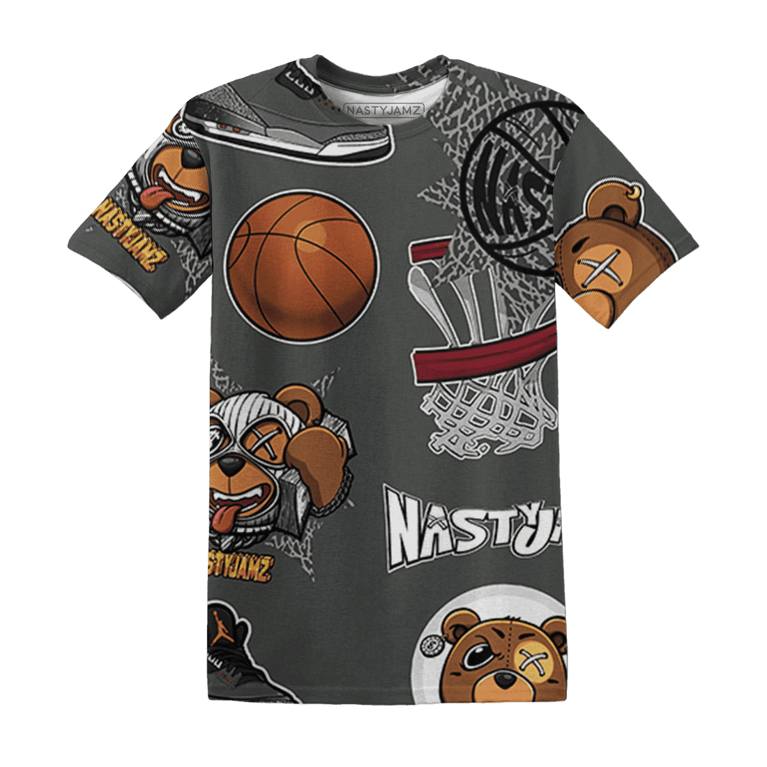Fear Pack 3s T Shirt Match BER Icon Wallpapers 3D All-Over Print - NastyJamz