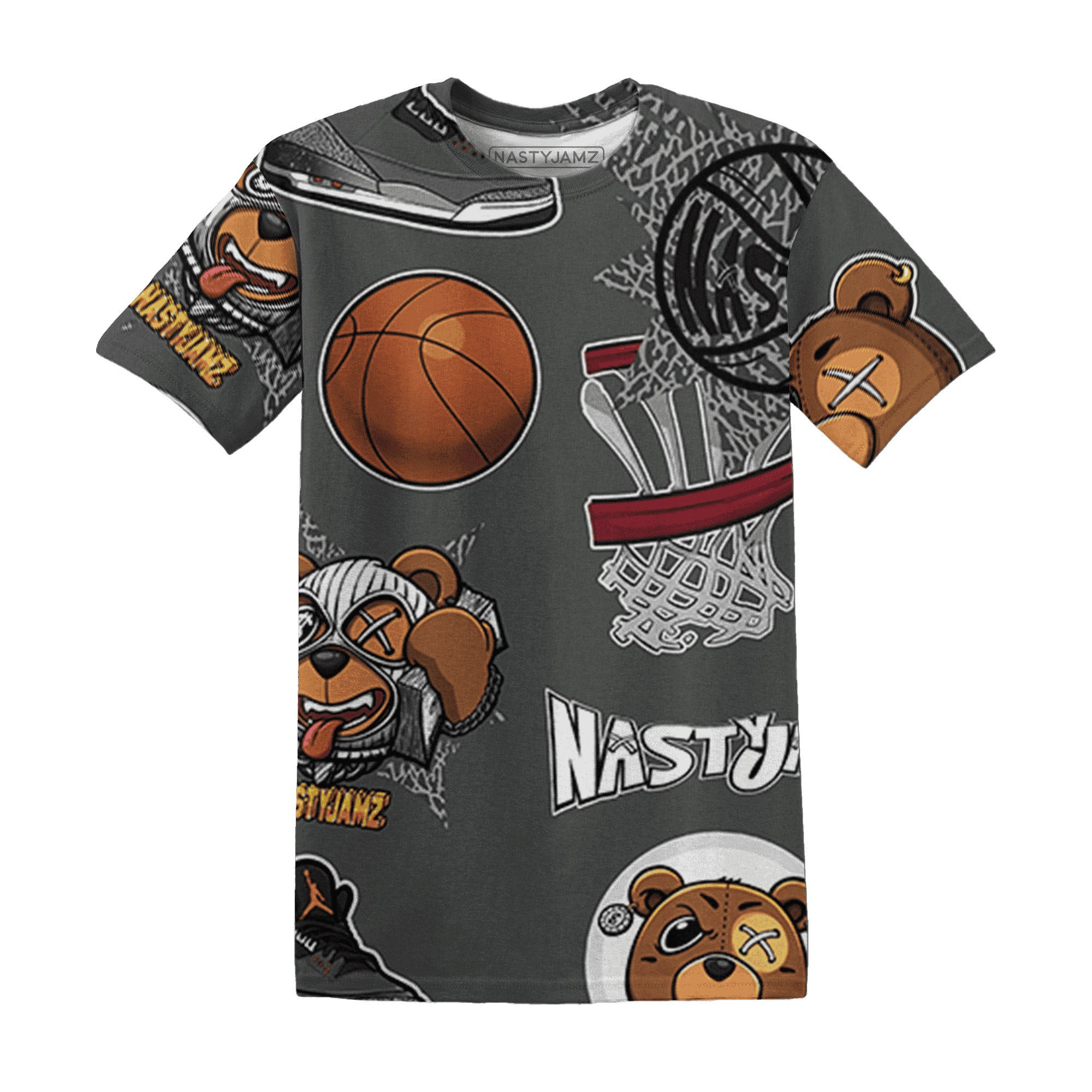 Fear Pack 3s T Shirt Match BER Icon Wallpapers 3D All-Over Print - NastyJamz