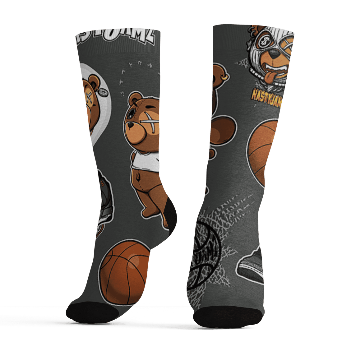 Fear Pack 3s Socks Match BER Icon Wallpapers 3D All-Over Print - NastyJamz
