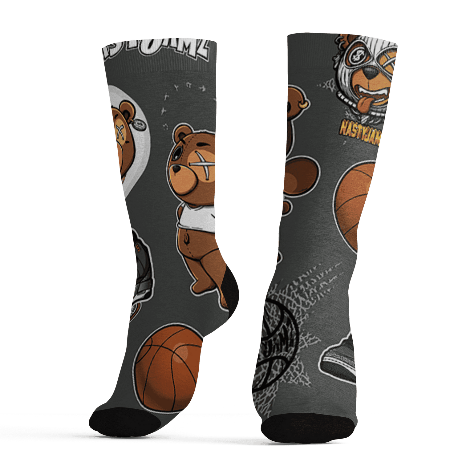 Fear Pack 3s Socks Match BER Icon Wallpapers 3D All-Over Print - NastyJamz