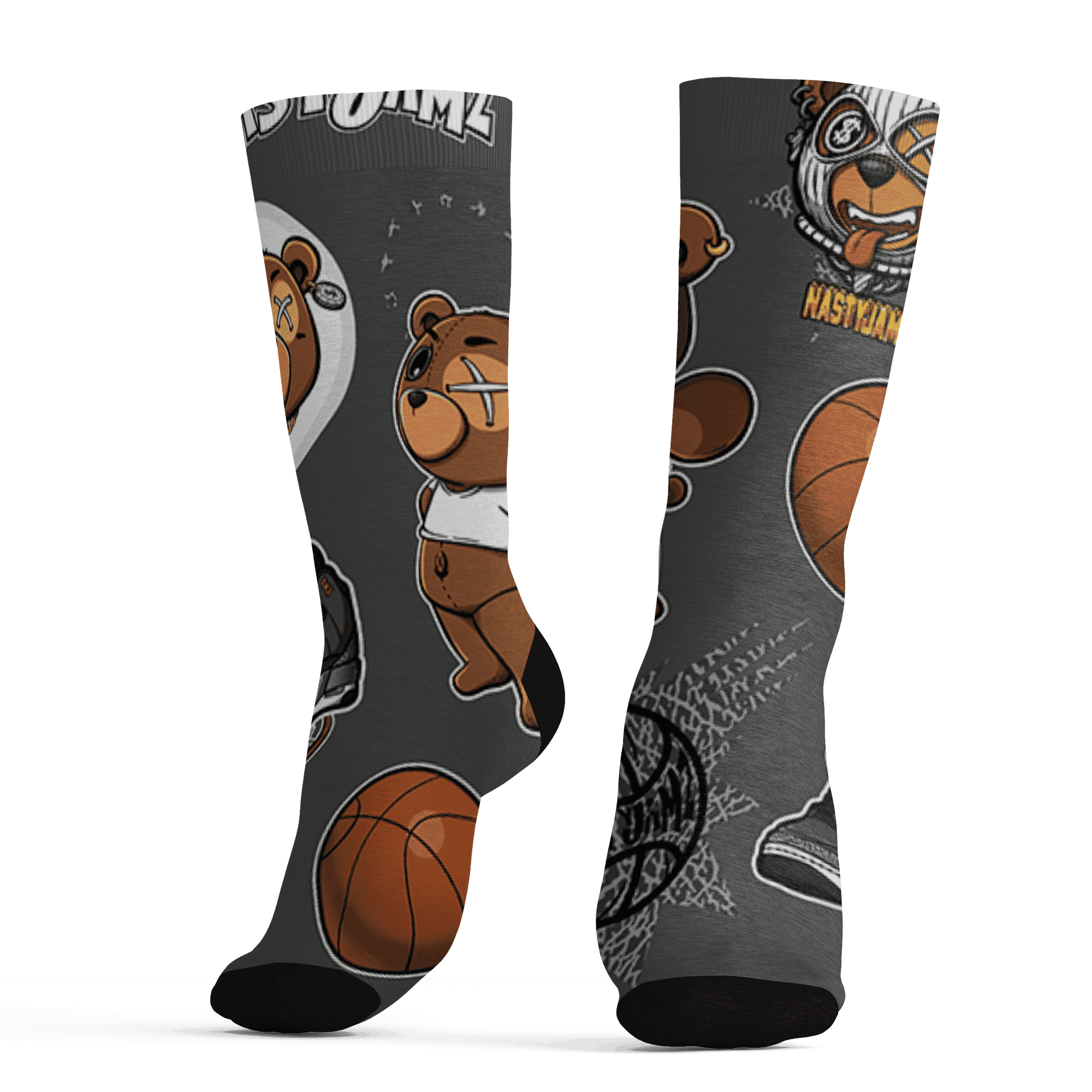 Fear Pack 3s Socks Match BER Icon Wallpapers 3D All-Over Print - NastyJamz