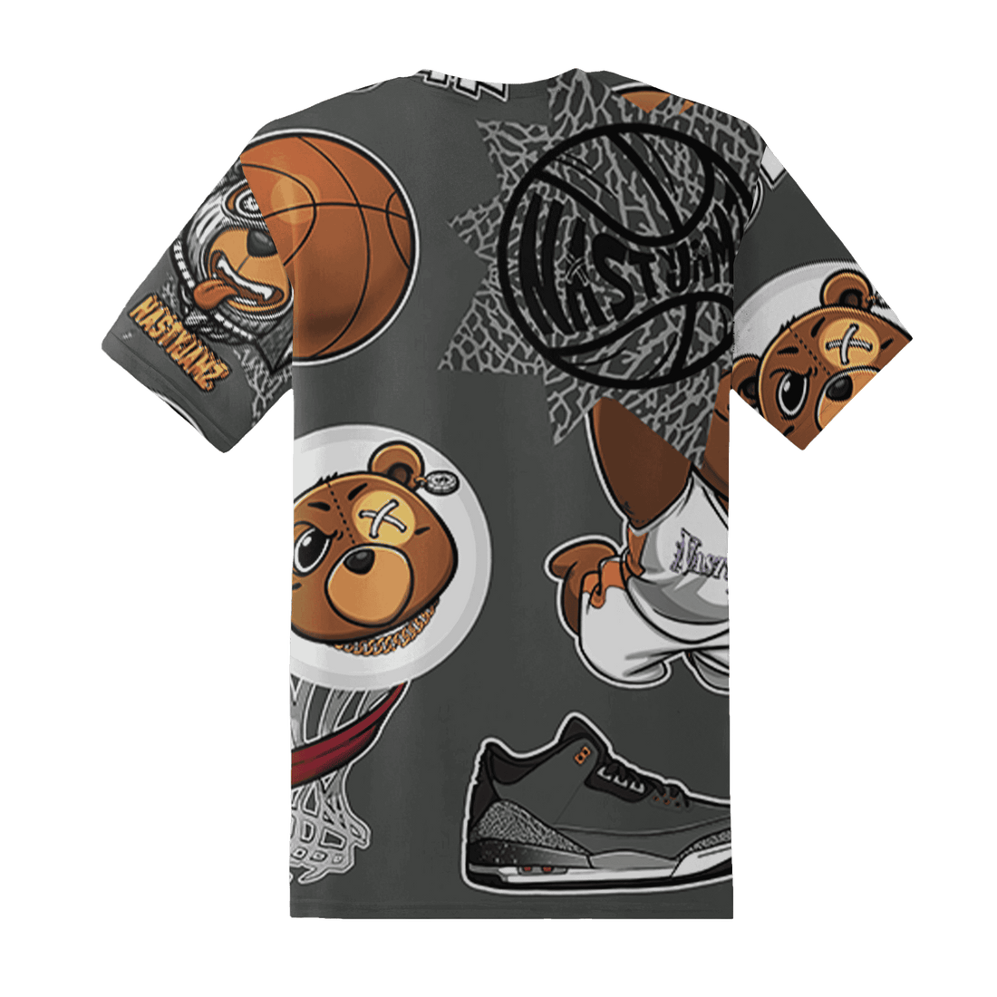 Fear Pack 3s T Shirt Match BER Icon Wallpapers 3D All-Over Print - NastyJamz