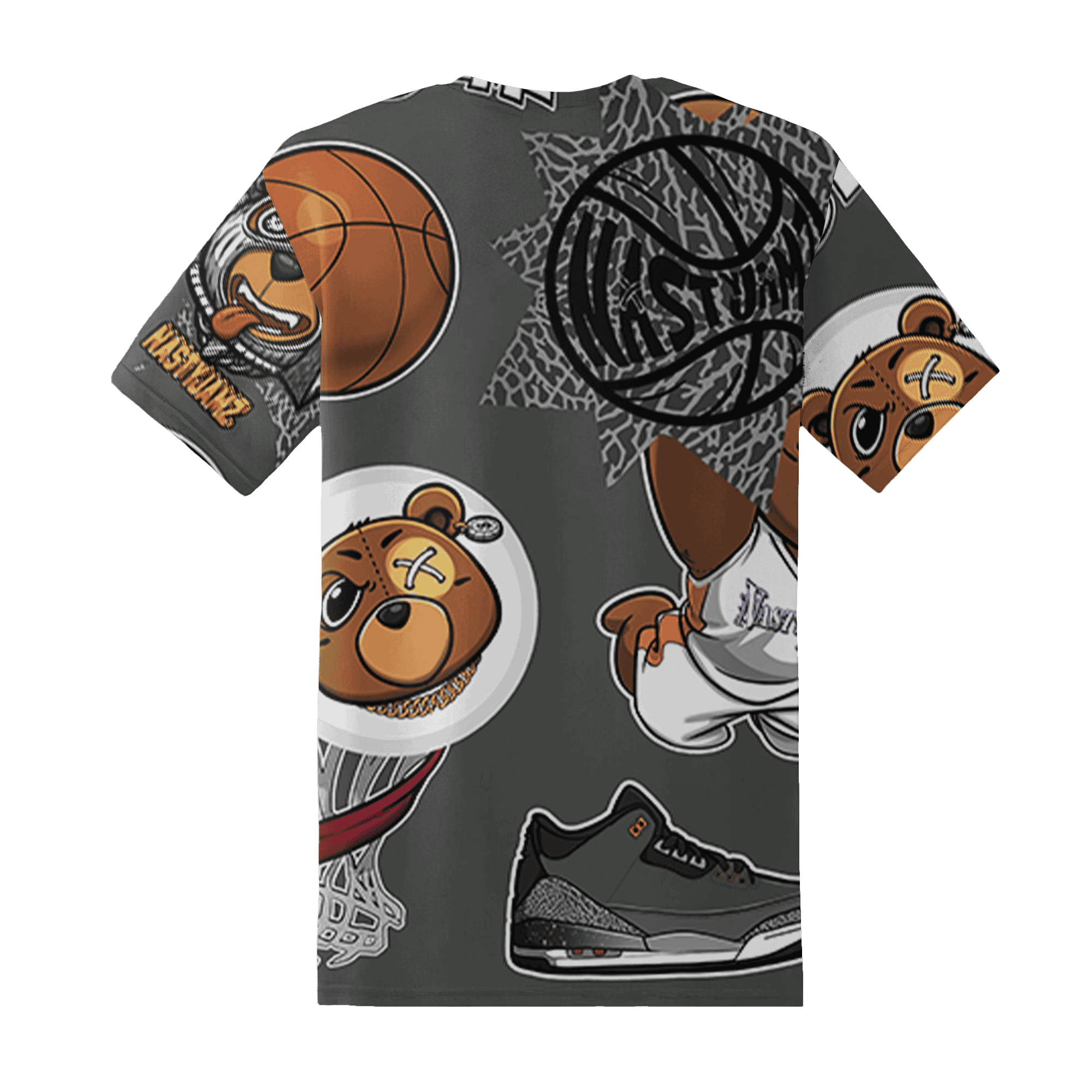 Fear Pack 3s T Shirt Match BER Icon Wallpapers 3D All-Over Print - NastyJamz