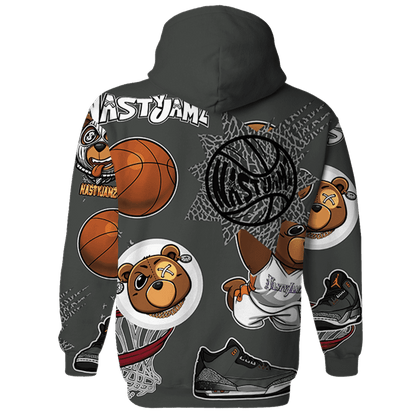 Fear Pack 3s Hoodie Match BER Icon Wallpapers 3D All-Over Print - NastyJamz