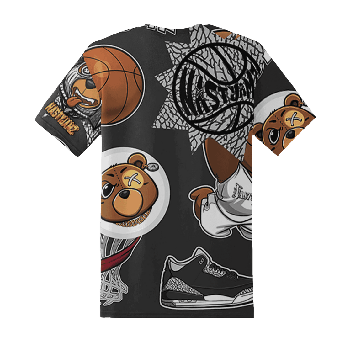 Green Glow 3s T Shirt Match BER Icon Wallpapers 3D All-Over Print - NastyJamz