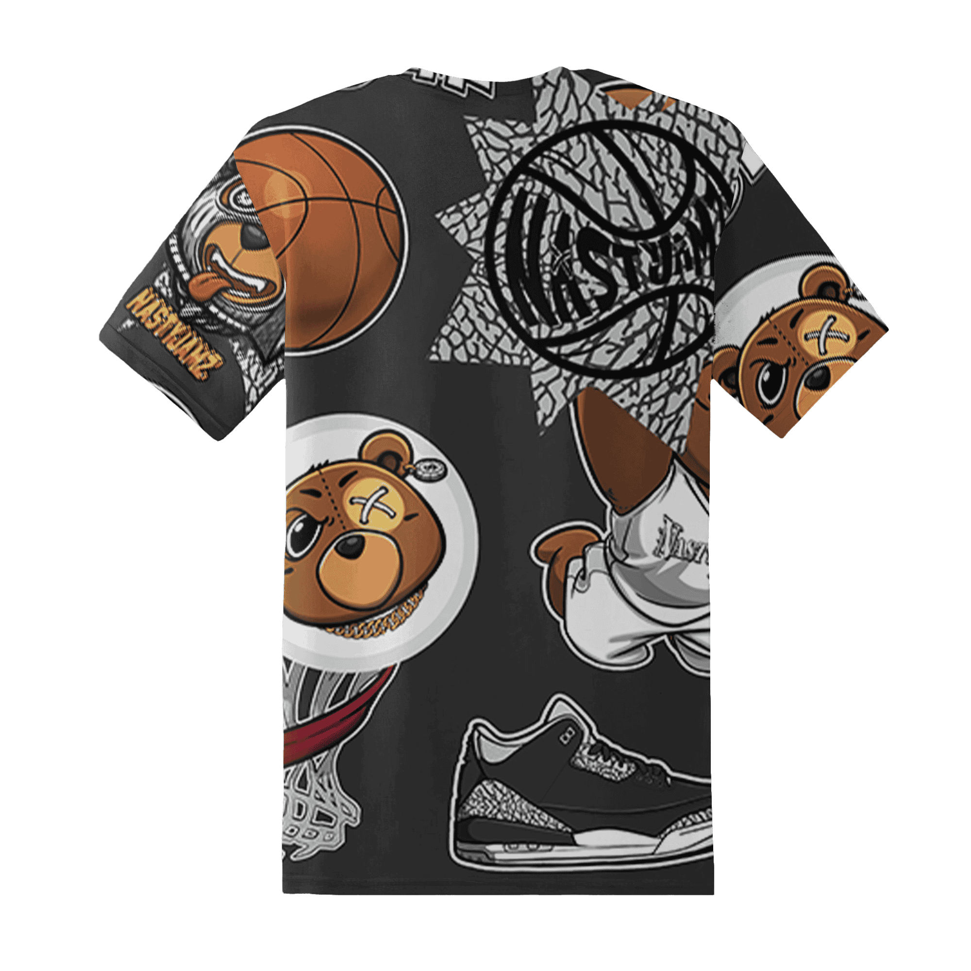 Green Glow 3s T Shirt Match BER Icon Wallpapers 3D All-Over Print - NastyJamz
