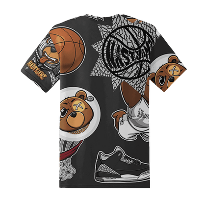 Green Glow 3s T Shirt Match BER Icon Wallpapers 3D All-Over Print - NastyJamz