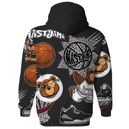 Green Glow 3s Hoodie Match BER Icon Wallpapers 3D All-Over Print - NastyJamz