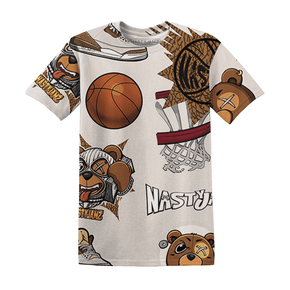 Palomino 3s T Shirt Match BER Icon Wallpapers 3D All-Over Print - NastyJamz