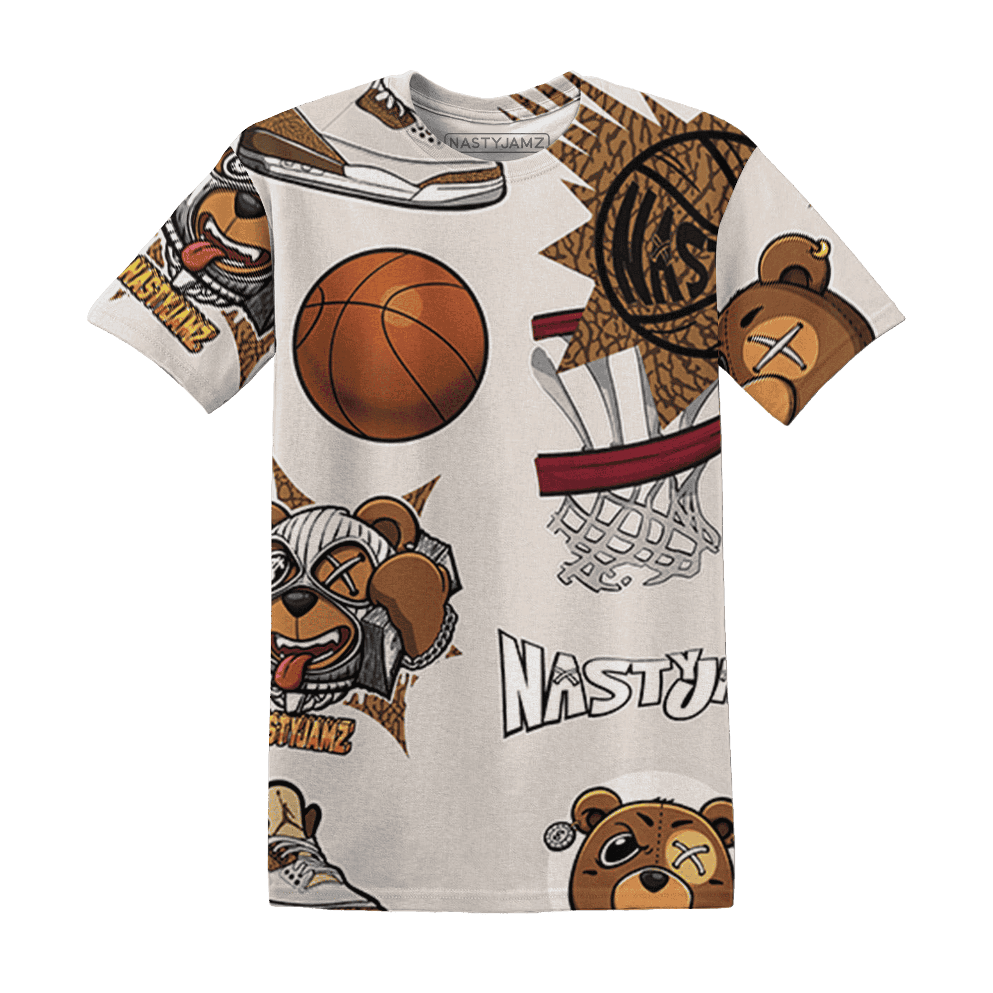 Palomino 3s T Shirt Match BER Icon Wallpapers 3D All-Over Print - NastyJamz