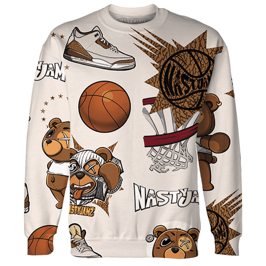 Palomino 3s Sweatshirt Match BER Icon Wallpapers 3D All-Over Print - NastyJamz