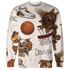 Palomino 3s Sweatshirt Match BER Icon Wallpapers 3D All-Over Print - NastyJamz