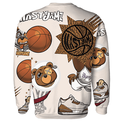 Palomino 3s Sweatshirt Match BER Icon Wallpapers 3D All-Over Print - NastyJamz