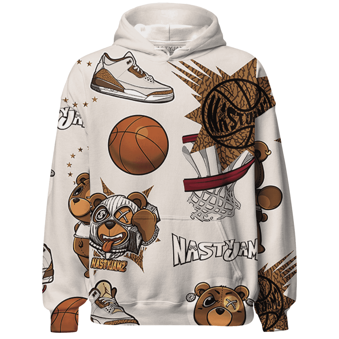 Palomino 3s Hoodie Match BER Icon Wallpapers 3D All-Over Print - NastyJamz