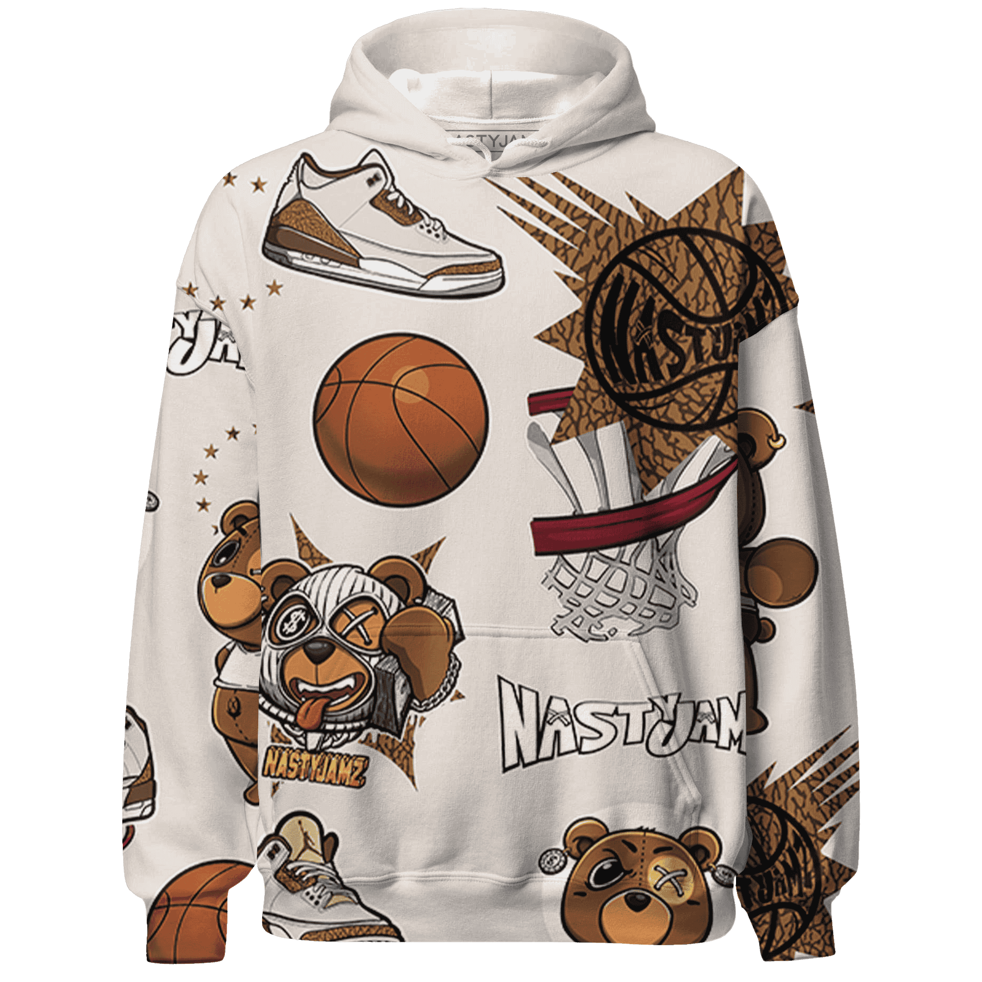 Palomino 3s Hoodie Match BER Icon Wallpapers 3D All-Over Print - NastyJamz