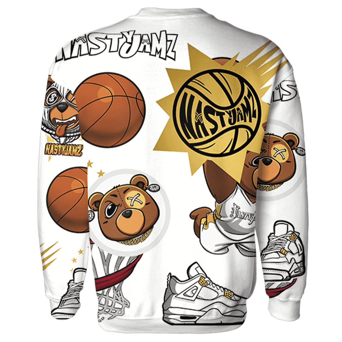 Sail 4s Sweatshirt Match BER Icon Wallpapers 3D All-Over Print - NastyJamz