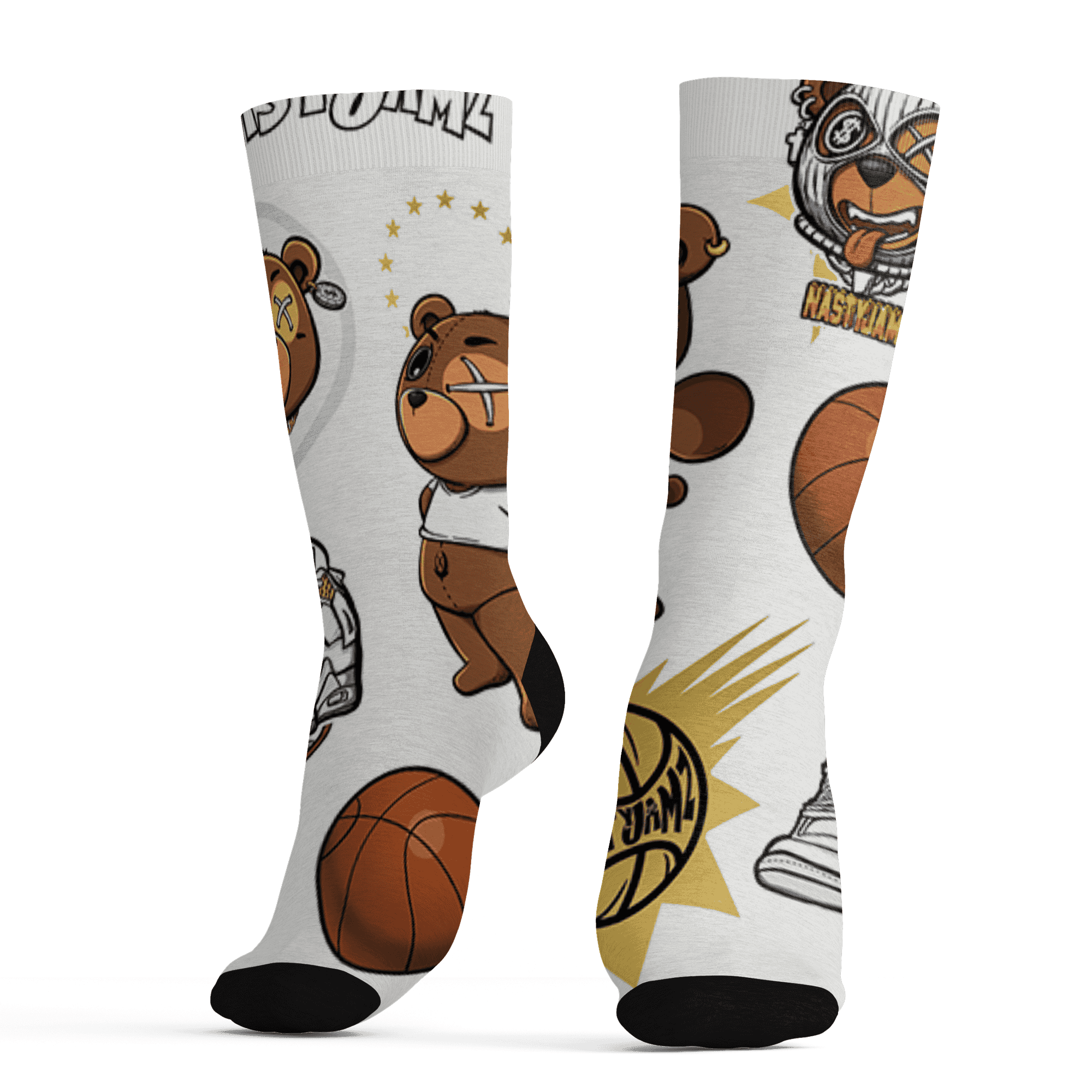Sail 4s Socks Match BER Icon Wallpapers 3D All-Over Print - NastyJamz