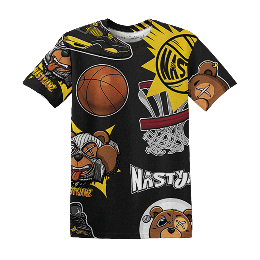 Thunder 4s T Shirt Match BER Icon Wallpapers 3D All-Over Print - NastyJamz