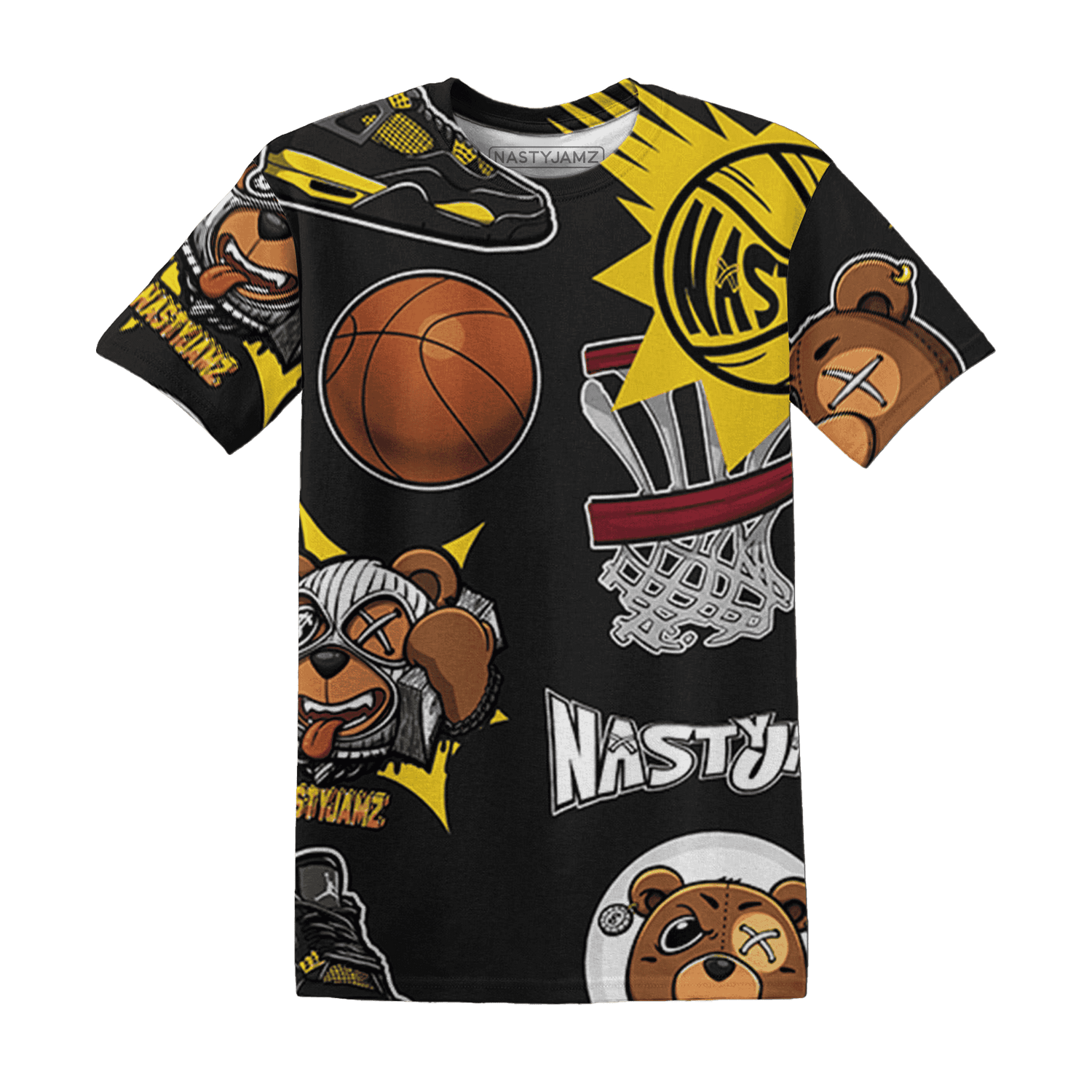 Thunder 4s T Shirt Match BER Icon Wallpapers 3D All-Over Print - NastyJamz