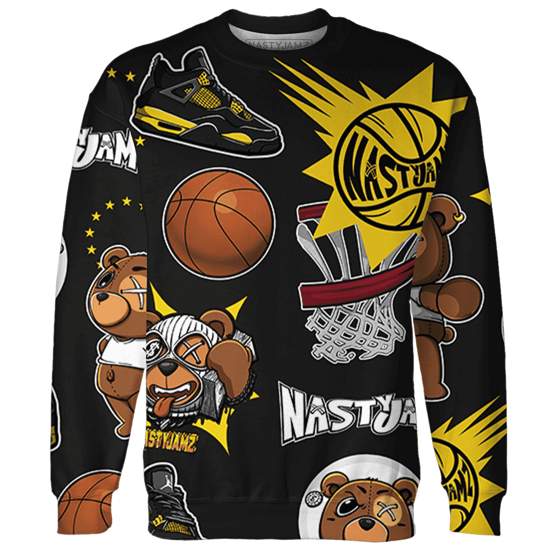 Thunder 4s Sweatshirt Match BER Icon Wallpapers 3D All-Over Print - NastyJamz