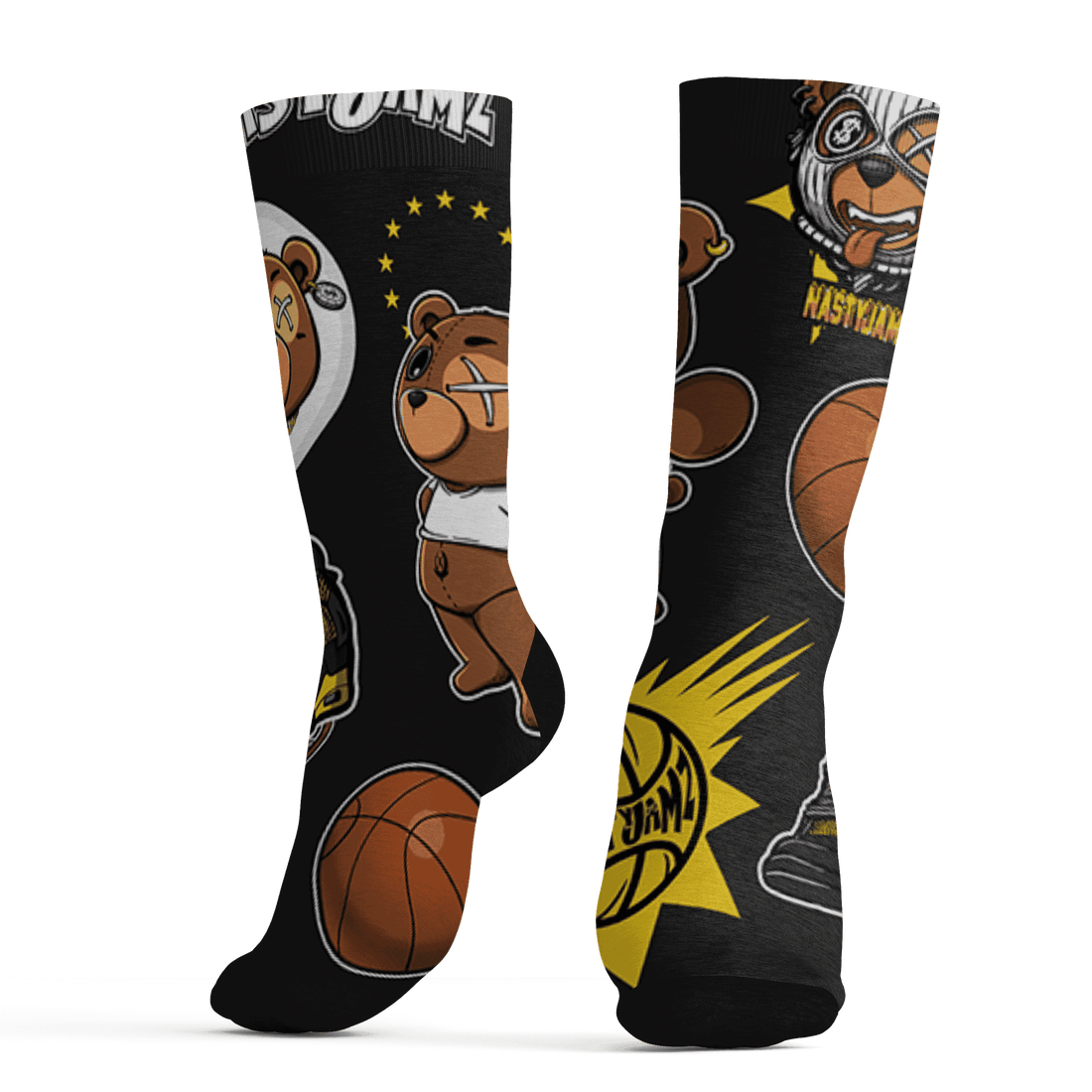 Thunder 4s Socks Match BER Icon Wallpapers 3D All-Over Print - NastyJamz