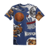 Midnight Navy 5s T Shirt Match BER Icon Wallpapers 3D All-Over Print - NastyJamz