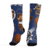 Midnight Navy 5s Socks Match BER Icon Wallpapers 3D All-Over Print - NastyJamz