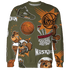 Olive 5s Sweatshirt Match BER Icon Wallpapers 3D All-Over Print - NastyJamz