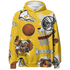 Yellow Ochre 6s Hoodie Match BER Icon Wallpapers 3D All-Over Print - NastyJamz