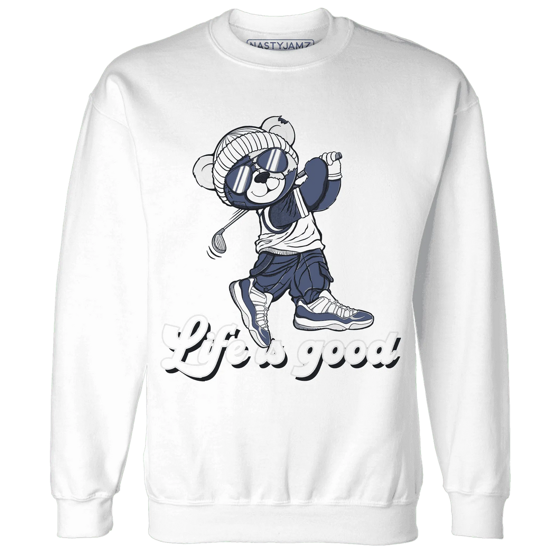 Low-Diffused-Blue-11s-Sweatshirt-Match-BER-Like-Golf