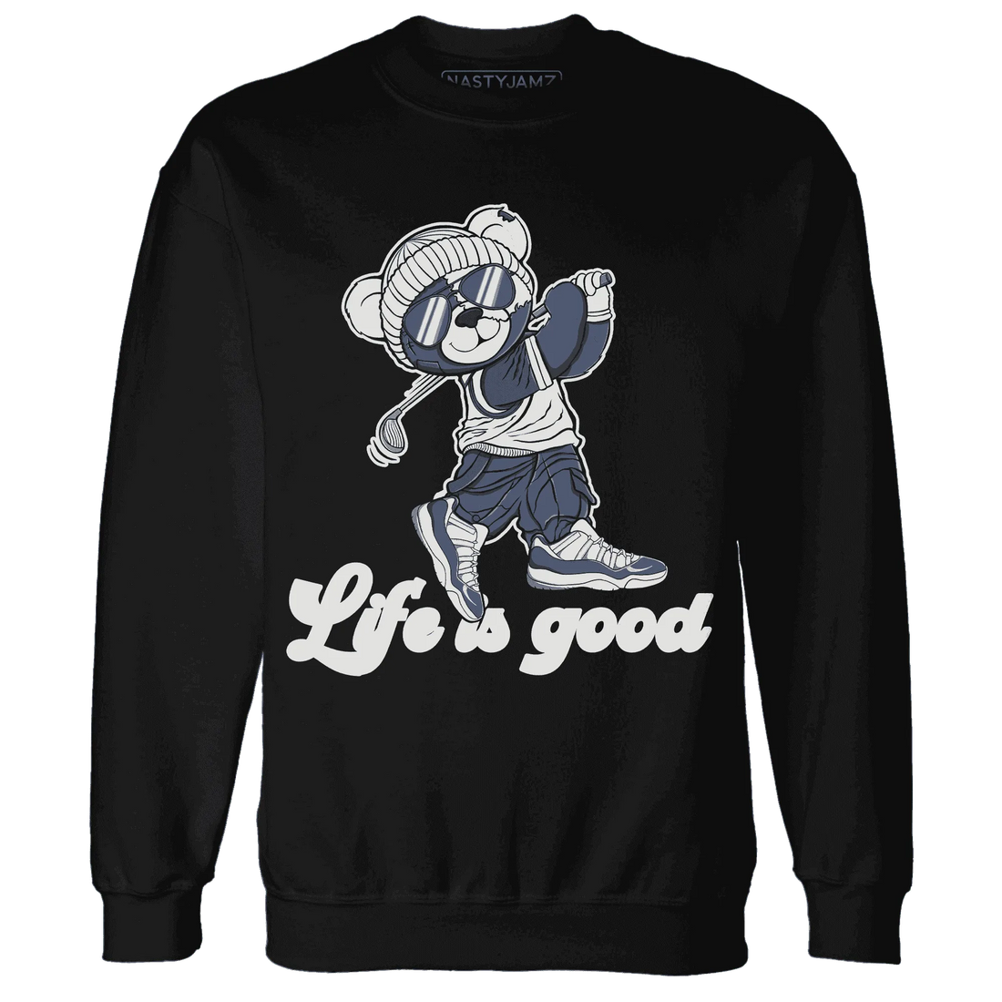 Low-Diffused-Blue-11s-Sweatshirt-Match-BER-Like-Golf