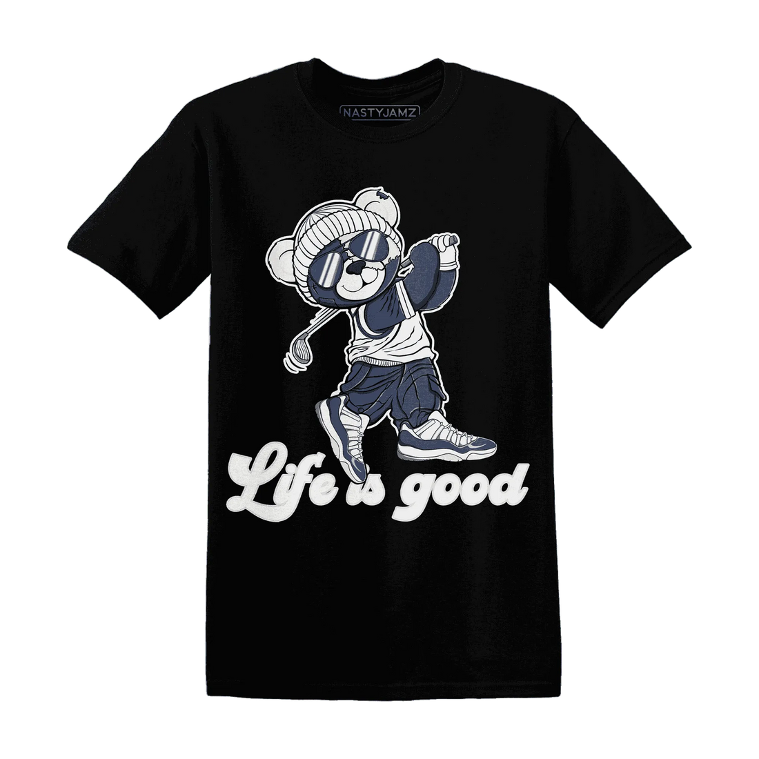 Low-Diffused-Blue-11s-T-Shirt-Match-BER-Like-Golf