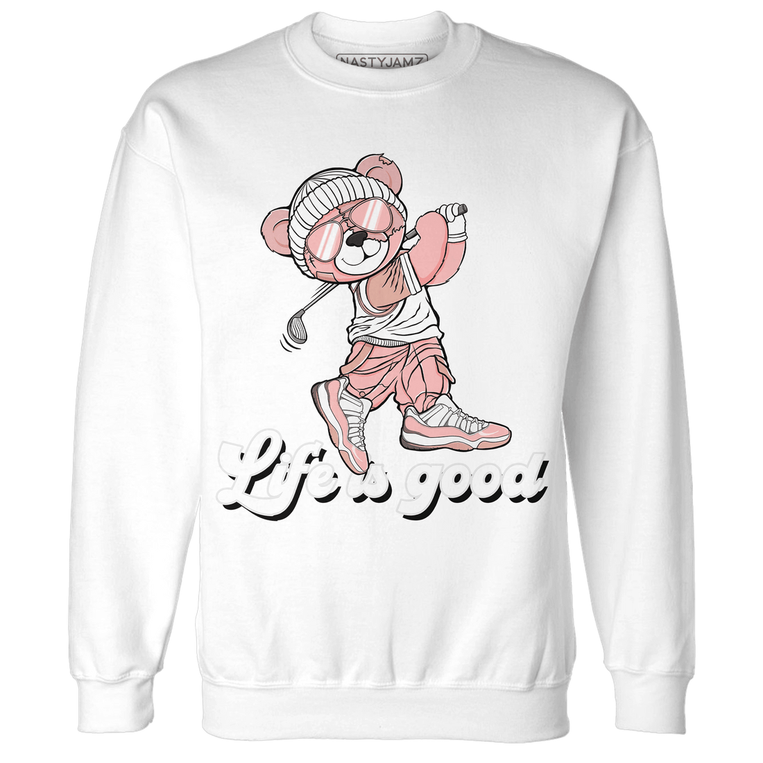 Low Legend Pink 11s Sweatshirt Match BER Like Golf - NastyJamz