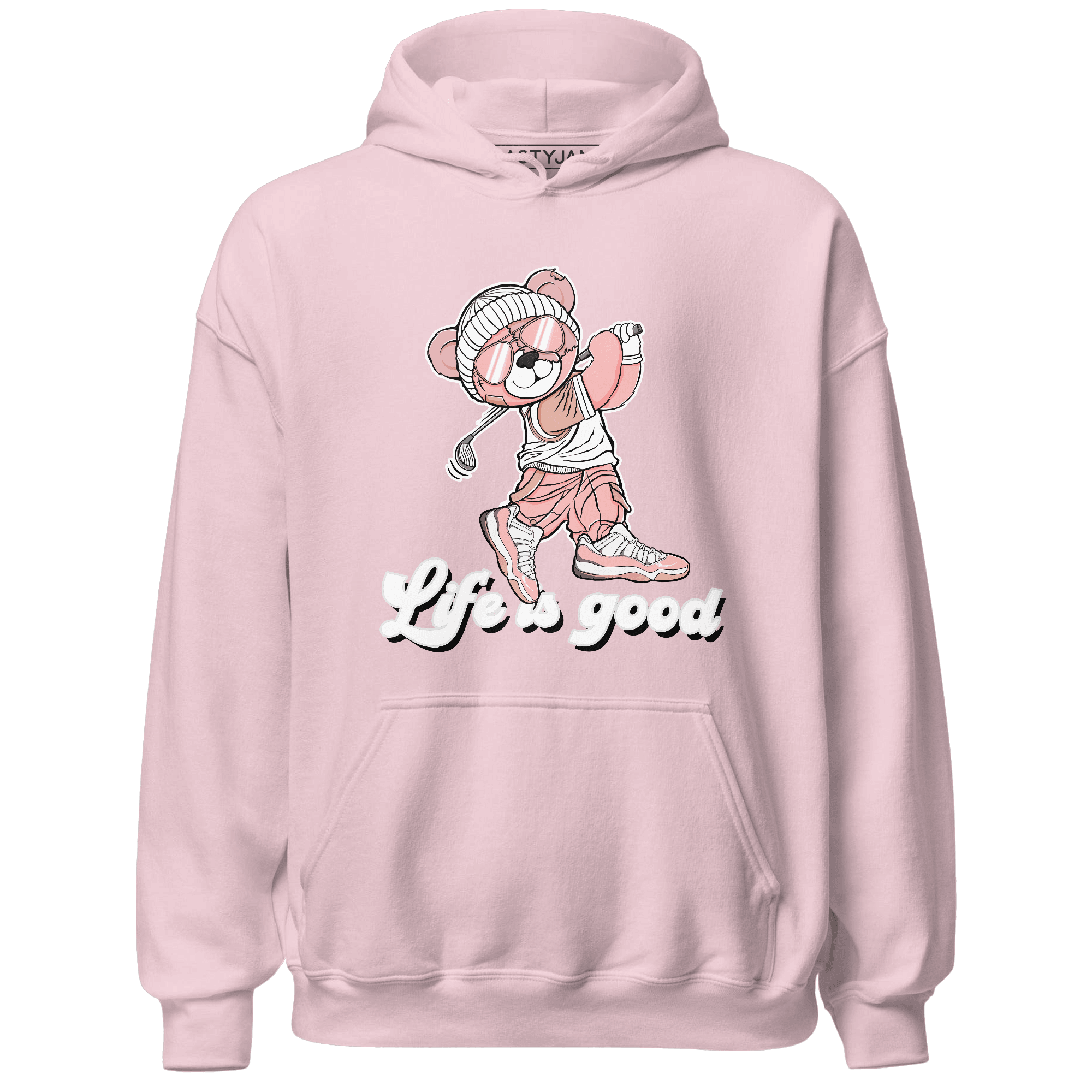 Low Legend Pink 11s Hoodie Match BER Like Golf - NastyJamz