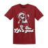 High 85 Metallic Burgundy 1s T Shirt Match BER Like Golf - NastyJamz