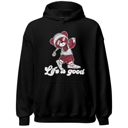 High 85 Metallic Burgundy 1s Hoodie Match BER Like Golf - NastyJamz