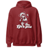 High 85 Metallic Burgundy 1s Hoodie Match BER Like Golf - NastyJamz
